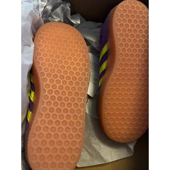 adidas Originals Kids Sneakers in Purple and Yellow - Picture 6 of 6